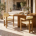Acacia Rattan Patio Dining Chairs