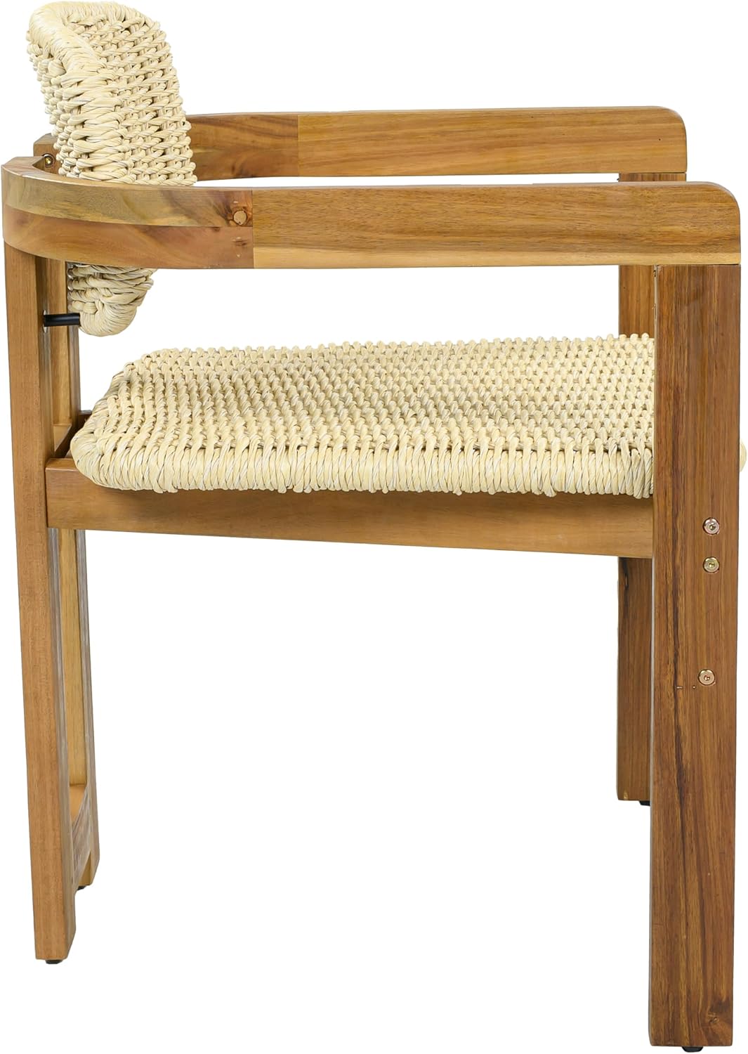 Acacia Rattan Patio Dining Chairs