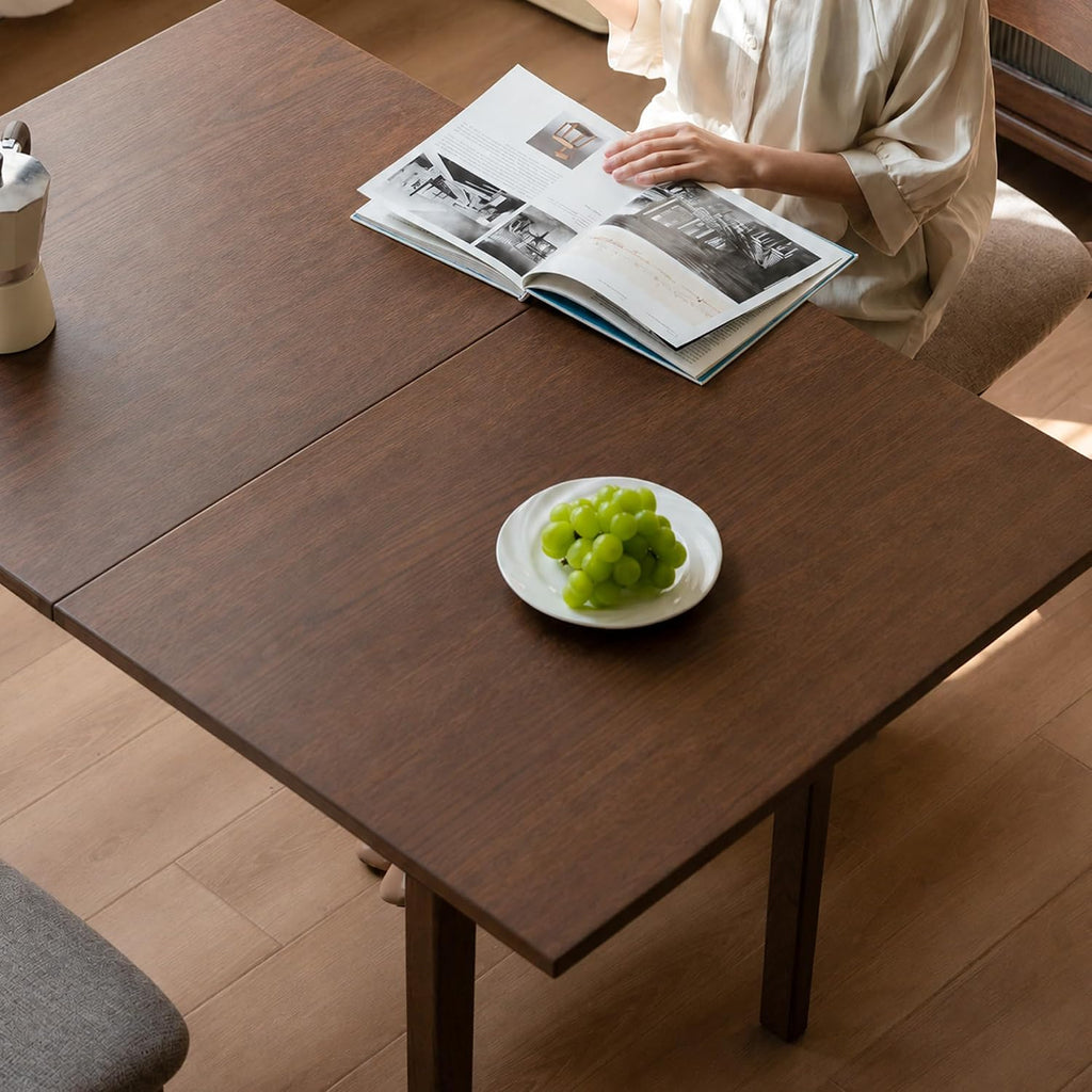 Walnut Solid Wood Foldable Table